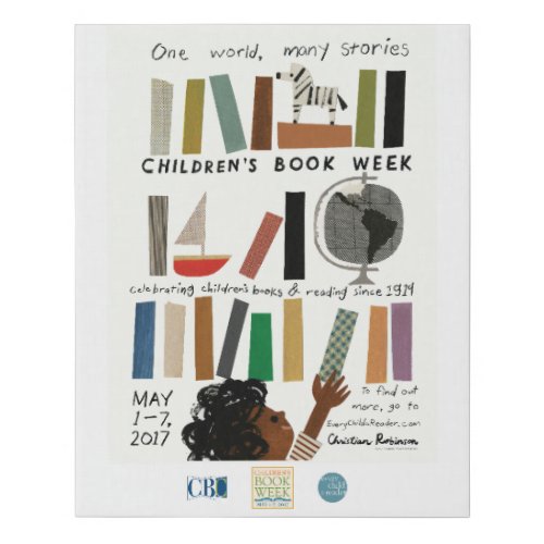 2017 Childrens Book Week Faux Canvas Print
