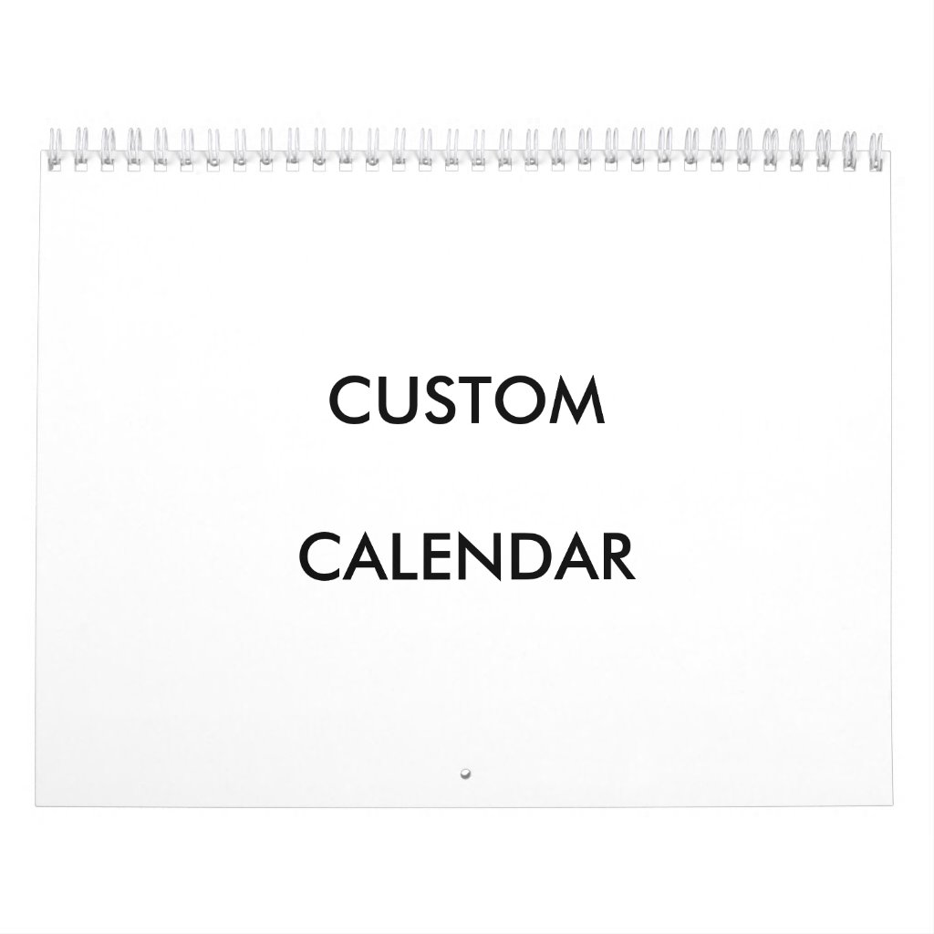 2017 Design Custom Template Calendar