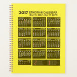 2017 Ethiopian Calendar Year 2024 and 2025 Planner<br><div class="desc">This planner has two calendars in one. It has the Ethiopian calendar for Ethiopian year 2017,  which starts from septmeber 11,  2024 to September 10,  2025,  with the Gregorian calendar.</div>