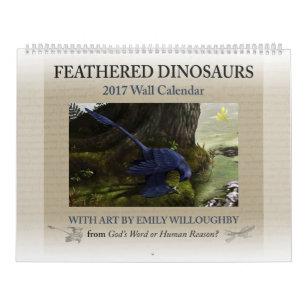 2017 Feathered Dinosaur Calendar