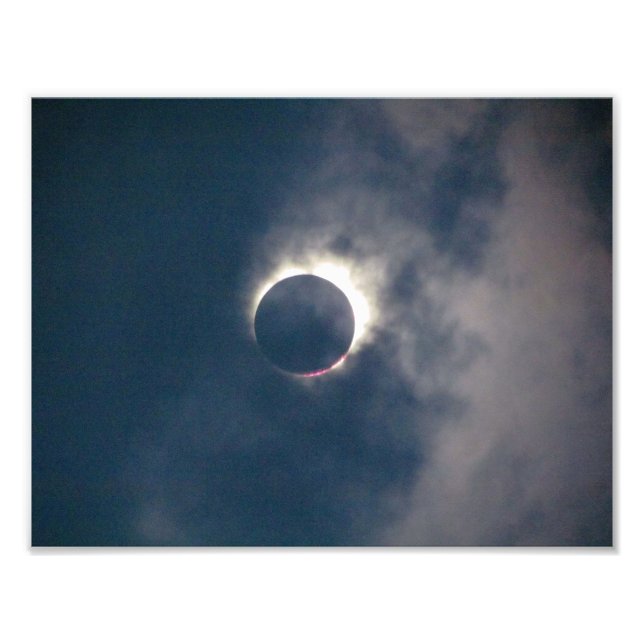 2017 Full Solar Eclipse Photo Print (Front)