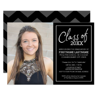 Photo Graduation Invitations 2017 3