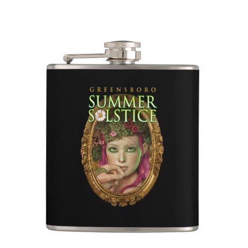 2017 Greensboro Summer Solstice Festival Keepsake Flask