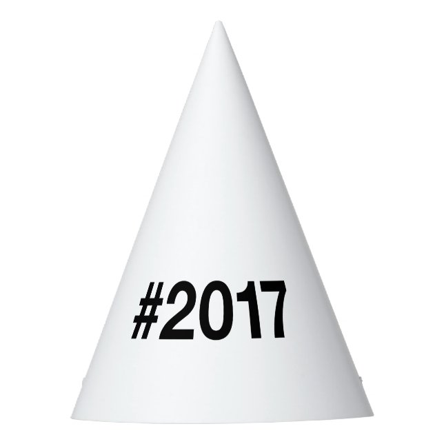 2017 Hashtag 9th birthday 9 years Party Hat (Front)