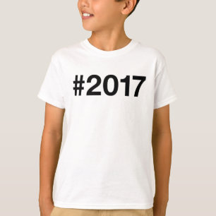 2017 Hashtag 9th birthday 9 years T-Shirt