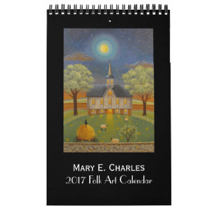 2017 Mary Charles Folk Art Calendar