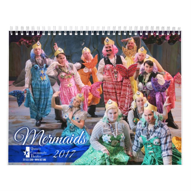 2017 Mermaids Calendar (Cover)