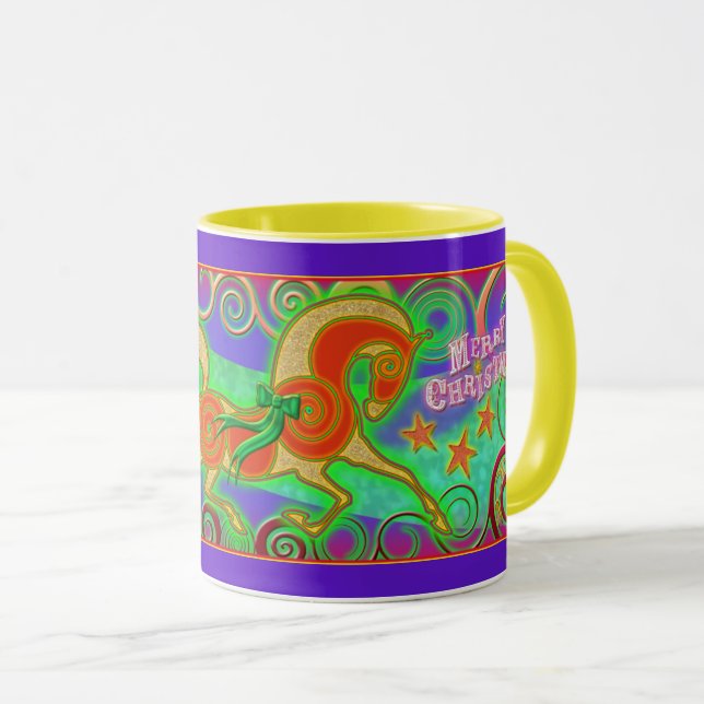 2017 Mink Holidaze Collectible Horse Mug 3 (Front Right)
