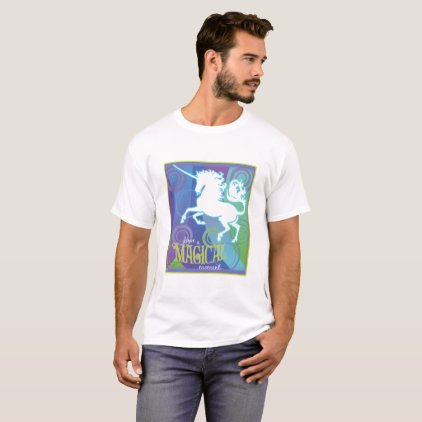 2017 Mink Mode Magical Unicorn Men&#39;s T-shirt