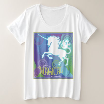 2017 Mink Mode Magical Unicorn Plus T-shirt