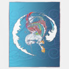 2017 Mink Nest Hippicorn fleece Blanket Large