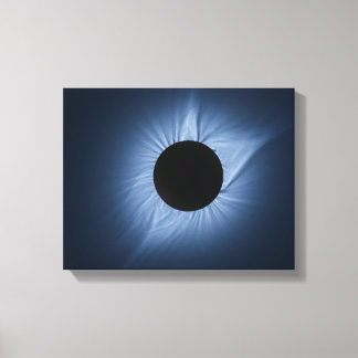 2017 Solar Eclipse - Crown of the Sun Canvas Print