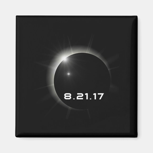 2017 Solar Eclipse  Magnet (Front)