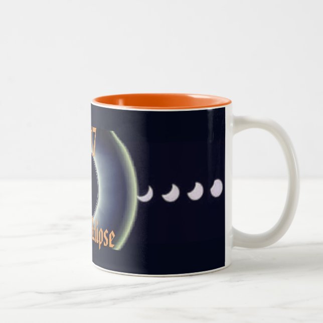 2017 Solar Eclipse Phases Two-Tone Coffee Mug (Right)