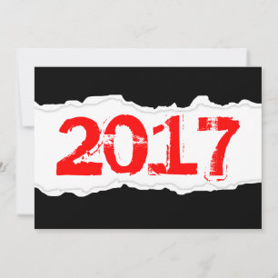 2017 (torn paper) invitation