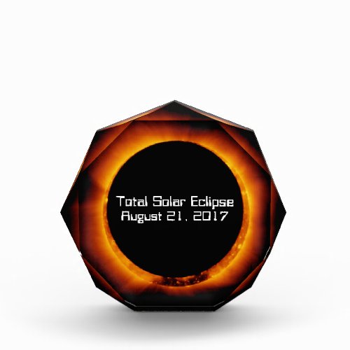 2017 Total Solar Eclipse Acrylic Award