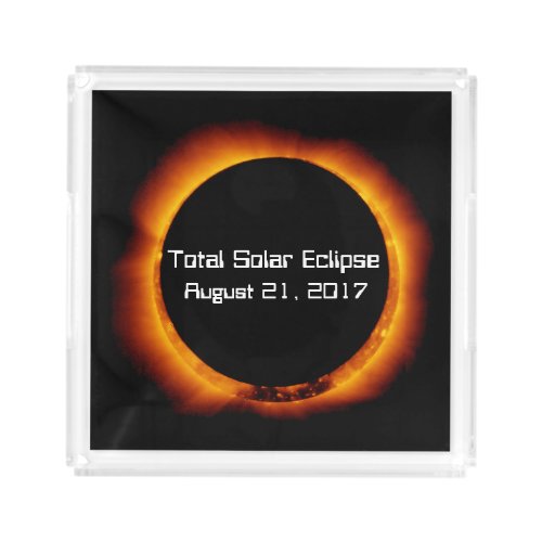 2017 Total Solar Eclipse Acrylic Tray