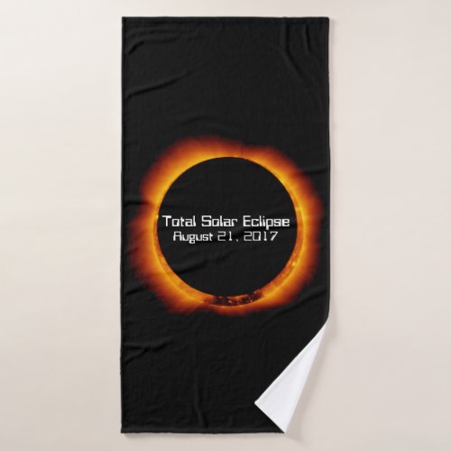 2017 Total Solar Eclipse Bath Towel