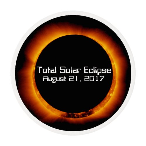 2017 Total Solar Eclipse Edible Frosting Rounds