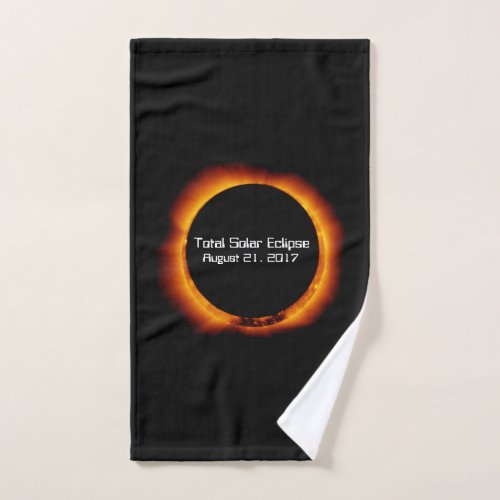 2017 Total Solar Eclipse Hand Towel