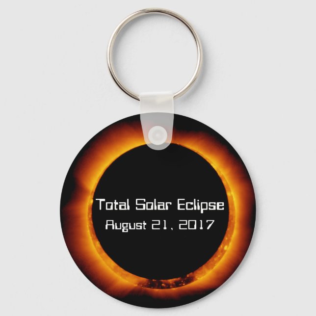 2017 Total Solar Eclipse Keychain (Front)