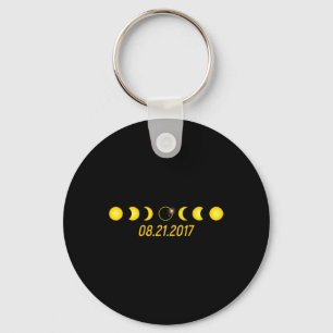 2017 Total Solar Eclipse Keychain