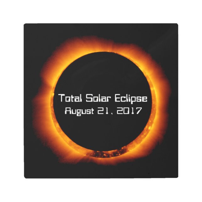 2017 Total Solar Eclipse Metal Print (Front)