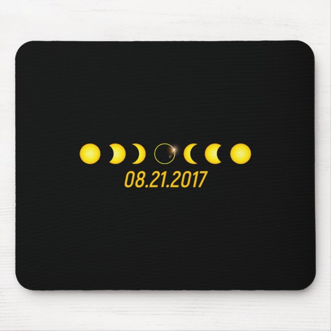 2017 Total Solar Eclipse  Mouse Pad (Front)