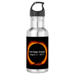 2017 Total Solar Eclipse Stainless Steel Water Bottle