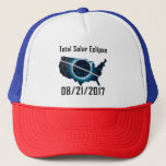 2017 Total Solar Eclipse Trucker Hat at Zazzle