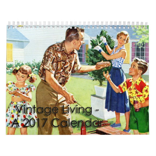 2017 Vintage Living Calendar (Cover)