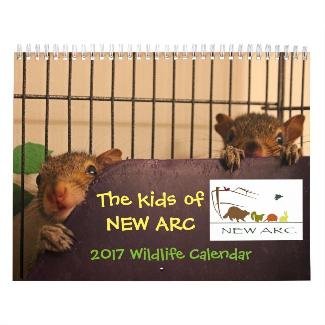 2017 Wildlife Babies Calendar (Cover)