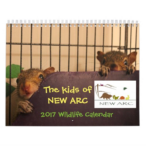 2017 Wildlife Babies Calendar