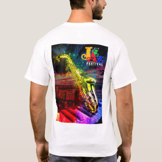 2017 Wine & Jazz Poster design Basic T-Shirt
