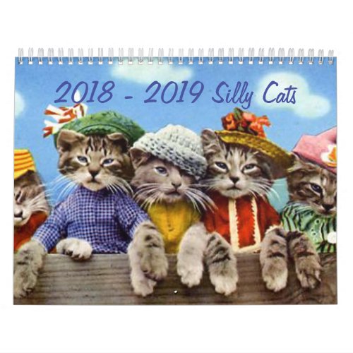 2018 _ 2019 Silly Cats Calendar