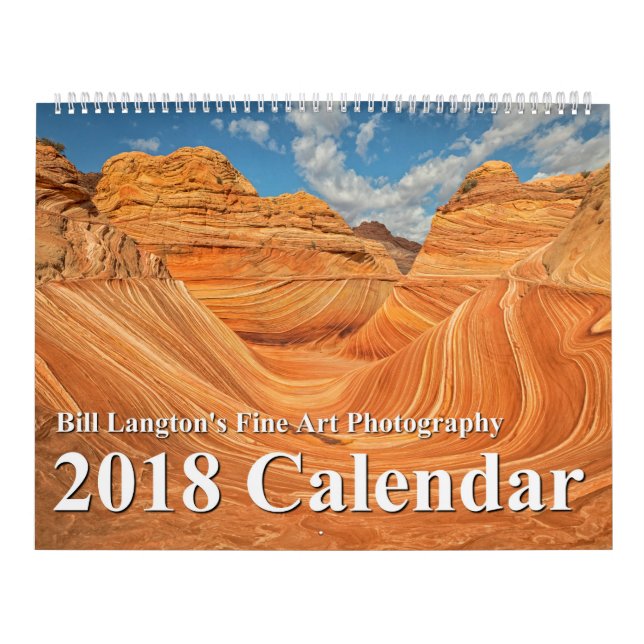 2018 Annual Nature Photography Calendar (Cover)