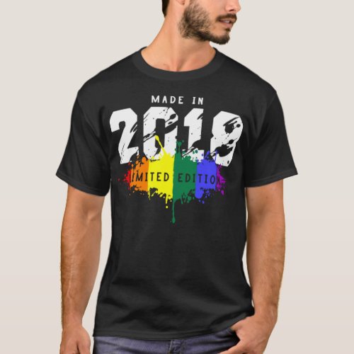 2018 Birthday Gay LGBT  T_Shirt