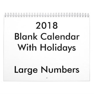 blank calenders