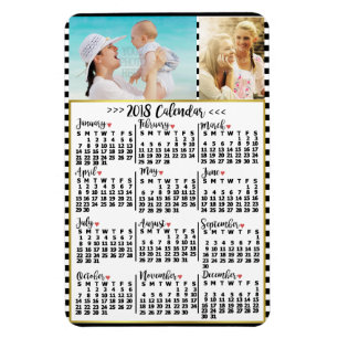 2018 Calendar (See Description for New Version) Magnet