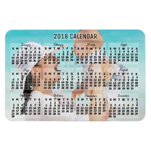 2018 Calendar (See Description for New Version) Magnet
