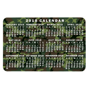 2018 Calendar (See Description for New Version) Magnet