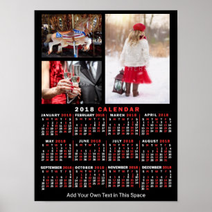 2018 Calendar (See Description for New Version)  Poster