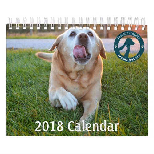 2018 Calendar Supports Franklin Co Animal Rescue