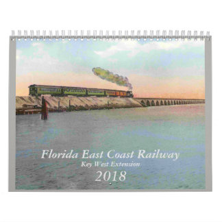 2018 Calendar Vintage Key West Railway