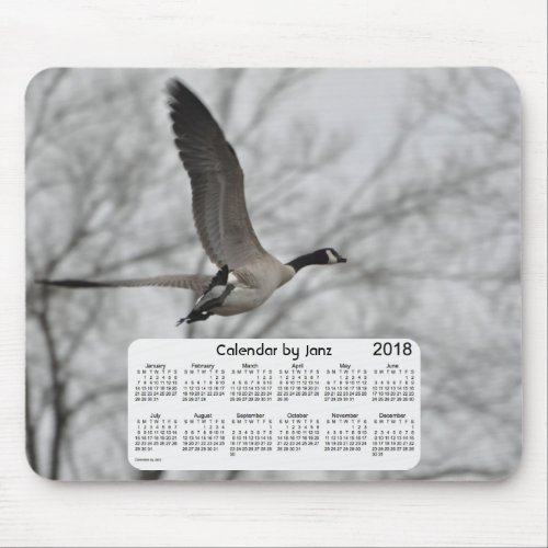 2018 Canada Goose Calendar by Janz Mouse Pad