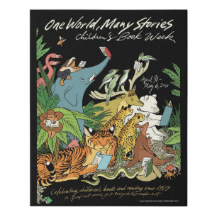 2018 Children's Book Week Faux Canvas Print