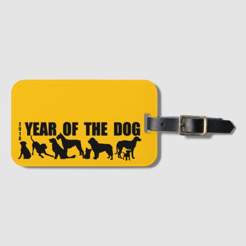 2018 Chinese New Year of The Dog Luggage Tag