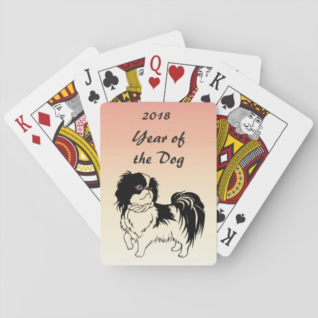 2018 Chinese New Year of the Dog Playing Cards