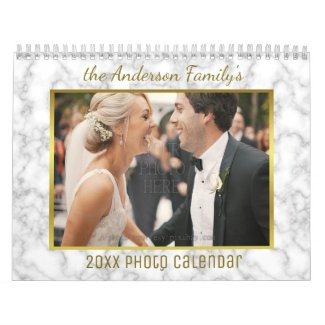 2018 Family Photo | Patterns Easy Custom Template Calendar