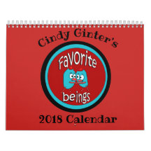 2018 Favorite Beings Autism Charity Calendar